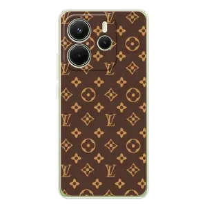 Чехлы Луи Витон для Xiaomi Redmi Note 14 4G (AlphaPrint - LOUIS VUITTON) (фон LOUIS VUITTON)