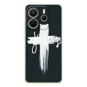 Чехол для Xiaomi Redmi Note 14 4G (AlphaPrint) - (Христианские) (Иисус)