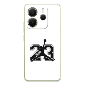 Чехлы для Xiaomi Redmi Note 14 4G - с картинкой JORDAN (AlphaPrint) (Jordan 23)
