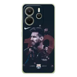 Чехлы Месси для Xiaomi Redmi Note 14 4G (AlphaPrint) (Месси 10)