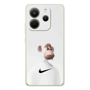 Чехлы с Обезьянами NFT для Xiaomi Redmi Note 14 4G (AlphaPrint) (обезьяна NFT Nike)