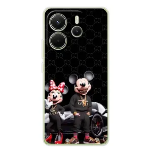 Чехол Disney Mouse Xiaomi Redmi Note 14 4G (PREMIUMPrint) (Семья Маусов)