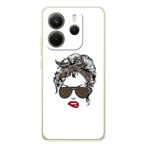 Чехлы Луи Витон для Xiaomi Redmi Note 14 4G (AlphaPrint - LOUIS VUITTON) (стильная с луи витон)