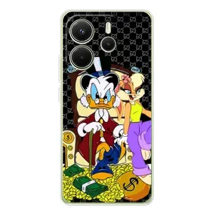 Чехлы для Xiaomi Redmi Note 14 4G (EU) - Скрудж МакДак Louis Vuitton (PREMIUMPrint) (Стильная Утка)