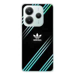 Чехлы Адидас для Xiaomi Redmi Note 14 5G (AlphaPrint) (Адидас с полосами)