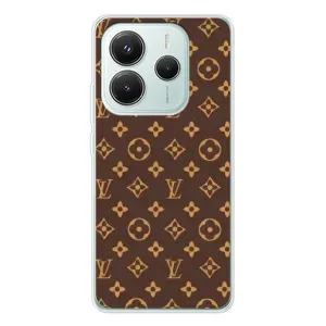 Чехлы Луи Витон для Xiaomi Redmi Note 14 5G (AlphaPrint - LOUIS VUITTON) (фон LOUIS VUITTON)