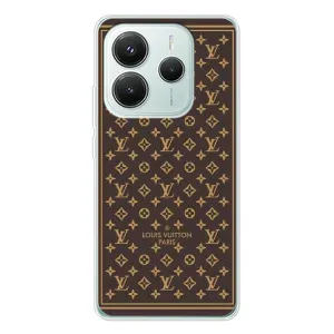 Чехлы Луи Витон для Xiaomi Redmi Note 14 5G (AlphaPrint - LOUIS VUITTON) (обои LV)