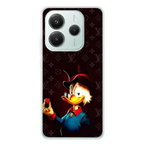 Чехлы для Xiaomi Redmi Note 14 5G - Скрудж МакДак Louis Vuitton (PREMIUMPrint) (Скрудж с бриллиантом)