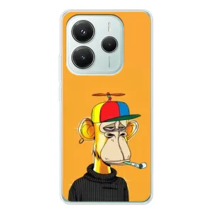 Чехлы с Обезьянами NFT для Xiaomi Redmi Note 14 5G (AlphaPrint) (Скучающая Обезьяна NFT)