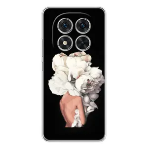 Чехлы (ART) Цветы на Xiaomi Redmi Note 14 Pro 5G (VPrint) (Белые цветы)
