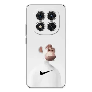 Чехлы с Обезьянами NFT для Xiaomi Redmi Note 14 Pro 5G (AlphaPrint) (обезьяна NFT Nike)