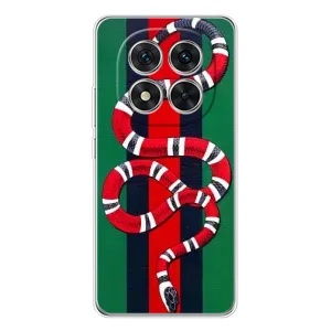Чехлы ГУЧЧИ для Редми Нот 14 Про Плюс (AlphaPrint) (Gucci змия)