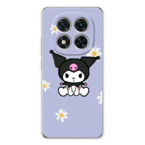 Чохол з кроликом Куромі на Xiaomi Redmi Note 14 Pro Plus (Куромі в квітах)