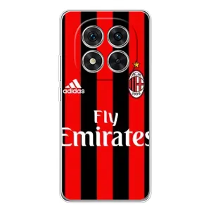 Чехлы для Xiaomi Redmi Note 14 Pro Plus (VPrint) - Футбольные клубы (Milan)