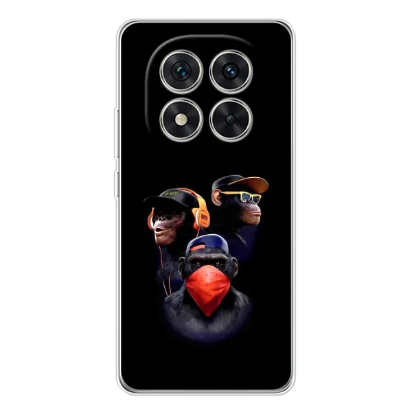 Чохол з принтом «Три мавпи» для Xiaomi Redmi Note 14 Pro Plus Чохол з принтом «Три мавпи» для Xiaomi Redmi Note 14 Pro Plus