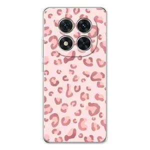 Чехол с розовым рисунком для Xiaomi Redmi Note 14 Pro Plus (Розовый леопард)