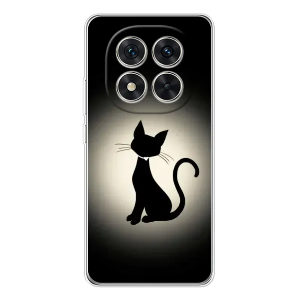 Чохол з принтом «Силует котика» для Xiaomi Redmi Note 14 Pro Plus Чохол з принтом «Силует котика» для Xiaomi Redmi Note 14 Pro Plus