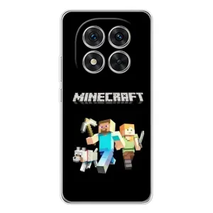 Чохол Майнкрафт на Xiaomi Redmi Note 14 Pro (AlphaPrint) Minecraft (герої Minecraft)