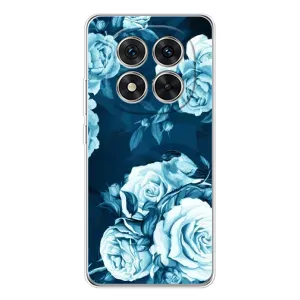 Чехлы (ART) Цветы на Xiaomi Redmi Note 14 Pro (VPrint) (Голубые Бутоны)