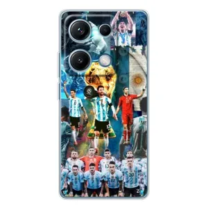 Чохли Мессі для Xiaomi Redmi Note 14S (AlphaPrint) (Аргентина Мессі)