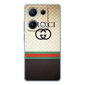 Чехлы ГУЧЧИ для Редми Нот 14С (AlphaPrint) (GUCCI стиль)
