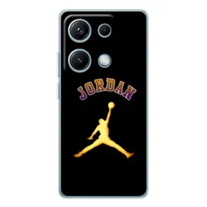 Чехлы для Xiaomi Redmi Note 14S - с картинкой JORDAN (AlphaPrint) (Jordan Gold)