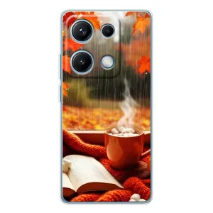 Чехол с принтом «Кофе и дождь» для Xiaomi Redmi Note 14S