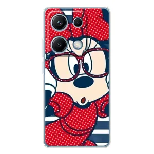 Эксклюзивный чехол для Xiaomi Redmi Note 14S (AlphaPrint - Мультяшные) (Маус в очках)