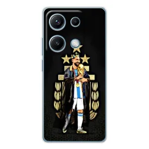 Чохли для Xiaomi Redmi Note 14S (Leo чемпіон) (AlphaPrint) (Мессі Король)