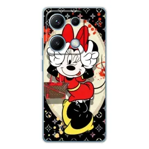Чехол Disney Mouse Xiaomi Redmi Note 14S (PREMIUMPrint) (Минни peace)