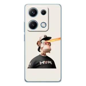 Чехлы с Обезьянами NFT для Xiaomi Redmi Note 14S (AlphaPrint) (обезьяна NFT в очках)