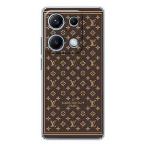Чехлы Луи Витон для Xiaomi Redmi Note 14S (AlphaPrint - LOUIS VUITTON) (обои LV)