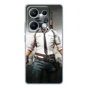 Чехол PUBG для Редми Нот 14С (AlphaPrint) (Пабг мен)