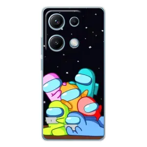 Чохли Амонг Ас для Xiaomi Redmi Note 14S (AlphaPrint) (Скіни в космосі)