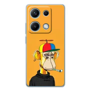 Чехлы с Обезьянами NFT для Xiaomi Redmi Note 14S (AlphaPrint) (Скучающая Обезьяна NFT)