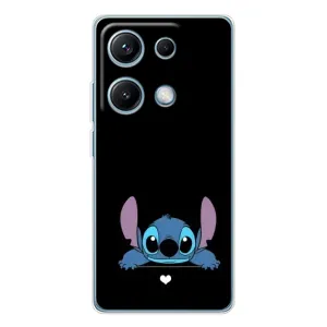 Чехол с принтом Стич на Xiaomi Redmi Note 14S (Стич на черном)