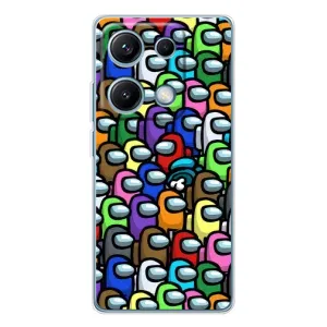 Чохли Амонг Ас для Xiaomi Redmi Note 14S (AlphaPrint) (Убитий)