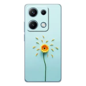 Чехлы с Цветами для Xiaomi Redmi Note 14S (VPrint) (Желтый цветок)