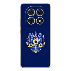 Чехлы для Xiaomi Redmi Note 15 5G Укр. Символика (AlphaPrint) (Цветочный Герб)