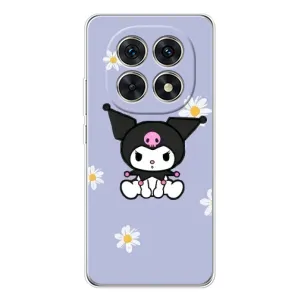 Чехол с кроликом Куроми на Xiaomi Redmi Note 15 5G (Куроми в цветах)