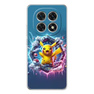 Чехол с Пикачу на Xiaomi Redmi Note 15 5G (Лого Пикачу)