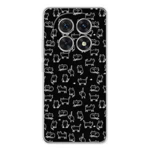 Чохол з принтом для Xiaomi Redmi Note 15 5G (AlphaPrint) Модні коти (Маленькі котики)