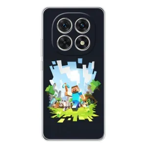 Чохол Майнкрафт на Xiaomi Redmi Note 15 5G (AlphaPrint) Minecraft (персонажі Minecraft)