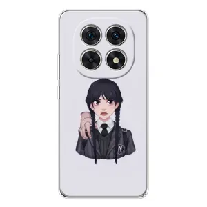 Чехлы Венсдей на Xiaomi Redmi Note 15 5G Уэнсдей (AlphaPrint) (Уэнздей и Вещь)