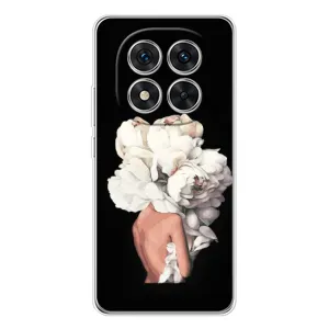 Чехлы (ART) Цветы на Xiaomi Redmi Note 15 Pro 5G (VPrint) (Белые цветы)