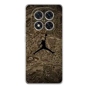 Чехлы для Xiaomi Redmi Note 15 Pro 5G - с картинкой JORDAN (AlphaPrint) (Logo Jordan)