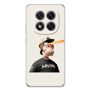 Чехлы с Обезьянами NFT для Xiaomi Redmi Note 15 Pro 5G (AlphaPrint) (обезьяна NFT в очках)