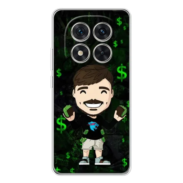 Чехол с принтом «Блогер Beast» для Xiaomi Redmi Note 15 Pro Plus