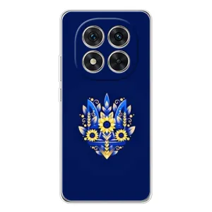 Чохли для Xiaomi Redmi Note 15 Pro Plus Укр. Символіка (AlphaPrint) (Квітковий Герб)