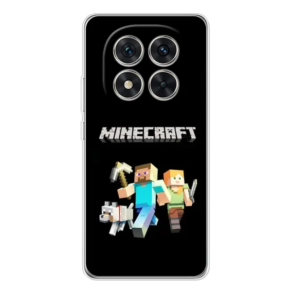 Чохол з принтом «герої Minecraft» для Xiaomi Redmi Note 15 Pro Plus